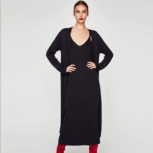 ZARA Long Ribbed Dress